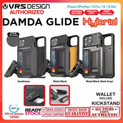 VRS DESIGN Damda Glide Pro Hülle Für IPhone 16 Pro Max – Mit Kartenfach Für 4 Karten, Liberty Black