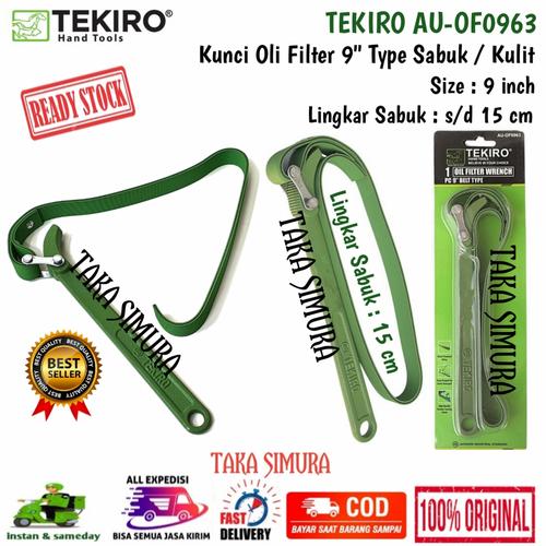 Jual KUNCI OLI FILTER KULIT 9 TEKIRO ORIGINAL KONCI OIL FILTER SABUK BELT Kab. Bogor Taka