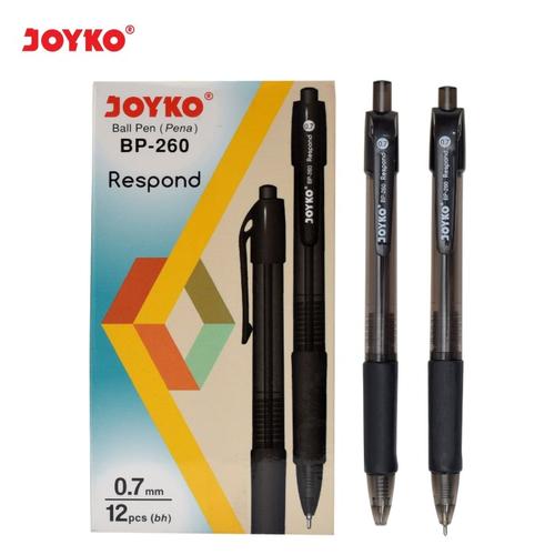 Gambar Ballpen BP- 260 RESPOND 0.7 mm Joyko (12 pcs) dari ACC ANDI Jakarta Utara Tokopedia