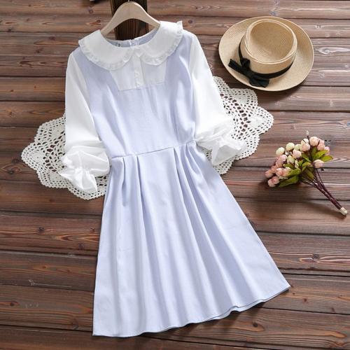 Jual Dress Stripes Long Sleeve - Baju 