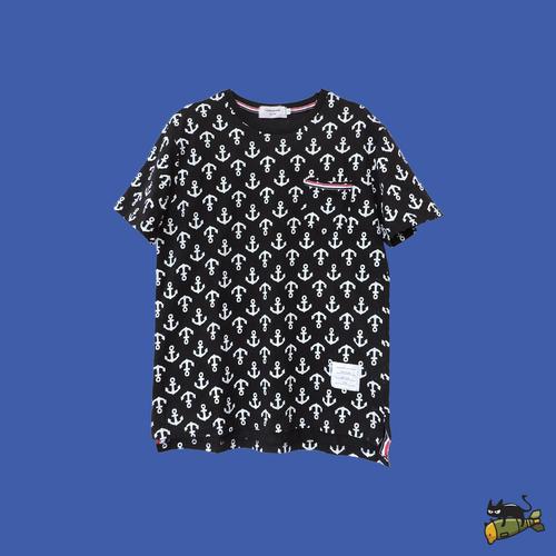 ne Naval Logo Monogram Small Pocket T 