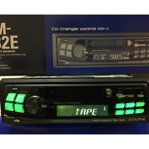 Jual Classic TAPE Alpine TDM 7582E single din cassette , kaset (NOS ...
