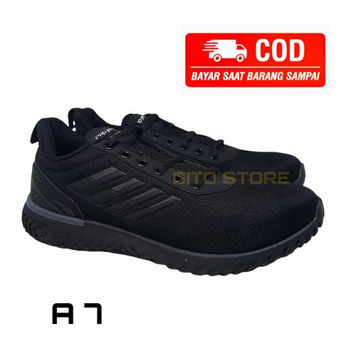Jual sepatu sekolah pro att smp - sma model tali hitam polos - A7, 40 -  Kota Bekasi - gito_store | Tokopedia