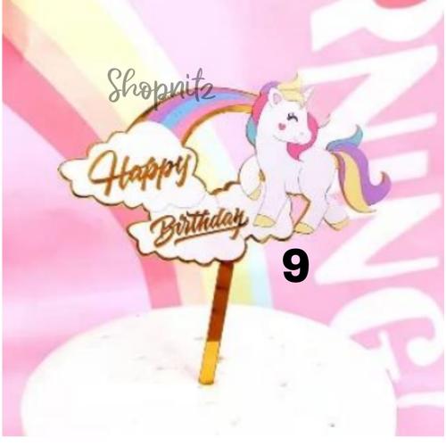 Gambar Cake Topper Acrylic Happy BirthDay Toper Hiasan Kue Ulang Tahun - No.6 dari Shopnitz Jakarta Barat Tokopedia