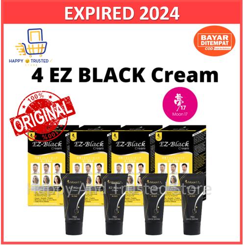 Gambar Moon 17 EZ BLACK Cream - EZ-BLACK Cream Orginal - Dapat 4 Tube - 1 Pcs dari Happy Trusted Store Jakarta Barat Tokopedia
