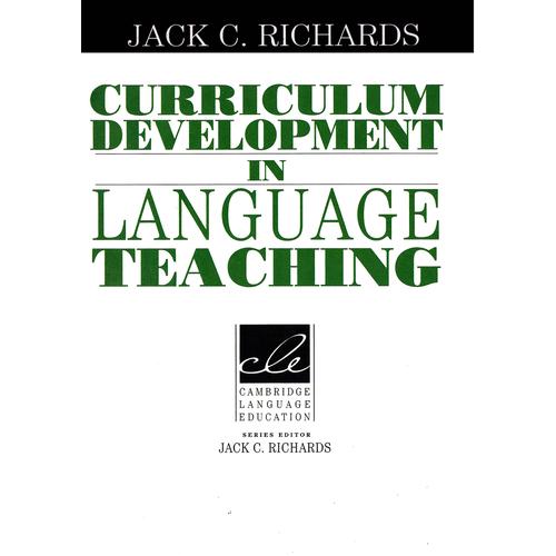 Jual Curriculum Development in language teaching - Jack C Richards ...