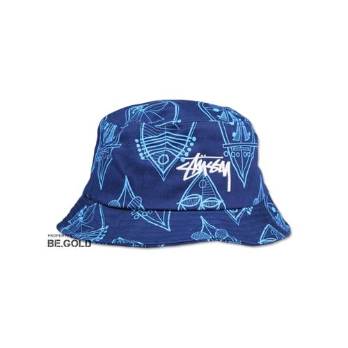 Jual STUSSY ZULU BUCKET HAT BLUE - Kota 