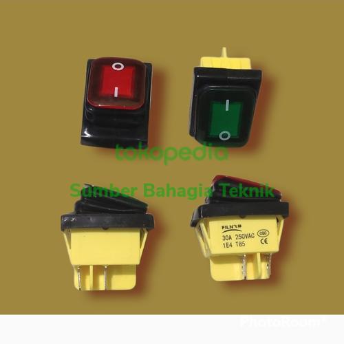 Jual Saklar on off 4 pin waterproof / Switch LED 220V 30A - Stainless ...