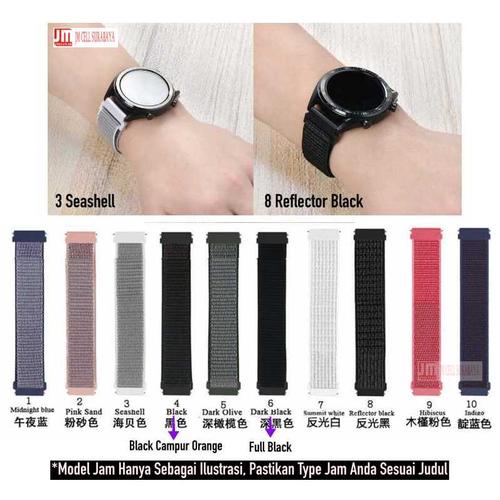 Gambar Strap Samsung Galaxy Watch 4 / Classic - Tali Jam 20mm Sport Loop - 1 dari JM Cell Surabaya Kota Surabaya Tokopedia