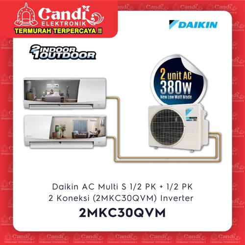 Gambar DAIKIN AIR CONDITIONING MULTI S 0,5 PK- 2MKC30QVM(15+15) dari Candi Elektronik Solo Kota Surakarta Tokopedia