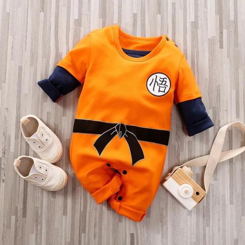Jual jumper baju kostum anak bayi Goku Dragon ball laki tahun
