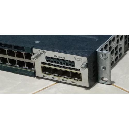 Cisco C3KX-NM-1G 4-Port SFP Network Module For 3560X & 3750X Switches - Tested Refurbished