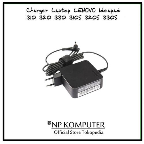 Gambar Charger Laptop Lenovo Ideapad 320 320-14ISK 320-15IKB 100-14 65w - 20V (3.25A 65W) dari np komputer Kota Bandung Tokopedia
