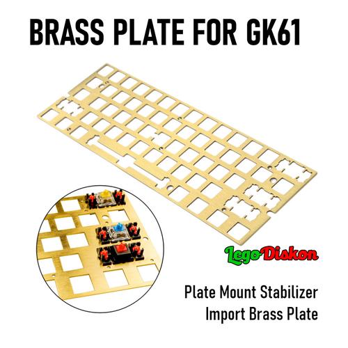 Jual Brass Plate For GK61 GK61X Plate Mount Stabilizer Mechanical