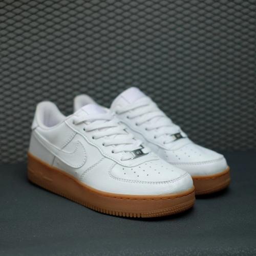 Jual NIKE AIR FORCE 1 ALL WHITE SOLE 