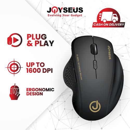 Gambar JOYSEUS Wireless Mouse 1600DPI USB Computer 2.4GHz Mouse - MS0002 dari Joyseus Official Store Tokopedia