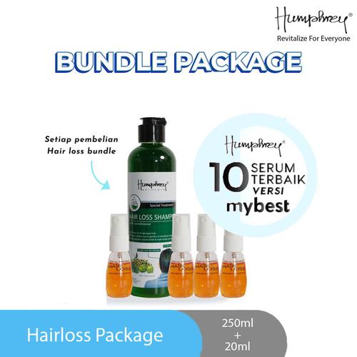 Gambar HUMPHREY HAIRLOSS "SMALL" PACKAGE (1 SHAMPOO + 4 SERUM) dari humphrey skincare Jakarta Barat Tokopedia