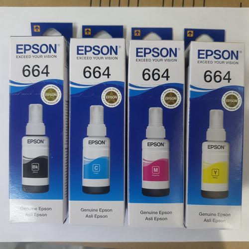 Jual Tinta Epson Original 664 Tinta printer L455, L550, L555, L565, L1300 -  Kota Bandung - Asencom | Tokopedia