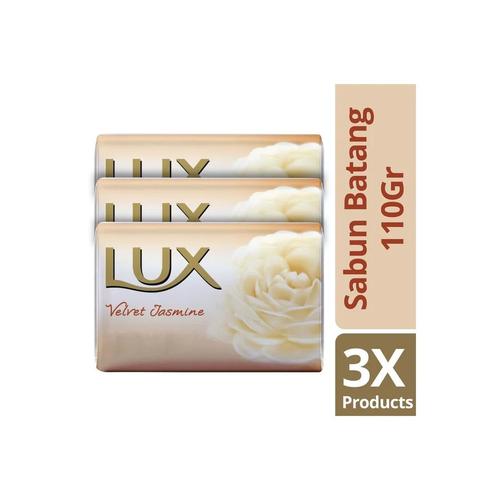 Gambar Lux Soap Velvet Jasmine 3s x 110gr - Sabun Mandi Batang dari TOKO MURSALIM SBY Kota Surabaya Tokopedia