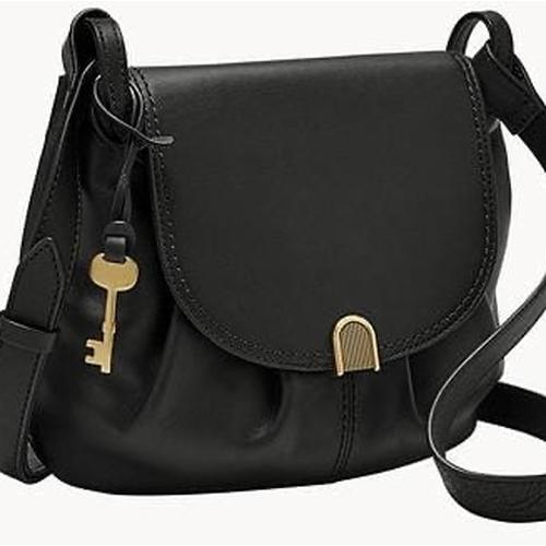 Jual Tas Fossil gigi flap black - Kab 