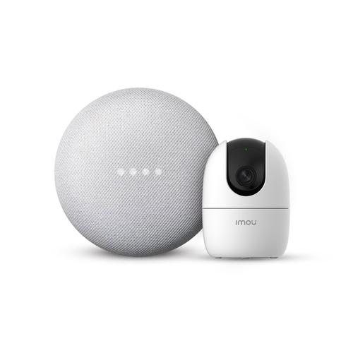Gambar Google Nest Mini 2020 (2nd Gen)-Chalk + IMOU CCTV RANGER 2 dari Google Official Store Jakarta Utara Tokopedia