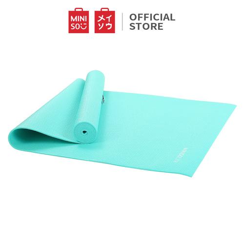Gambar MINISO Matras Yoga Mat Yoga Anti Slip Karet Berkualitas Lembut 3mm - Biru Muda dari Miniso Indonesia Tokopedia