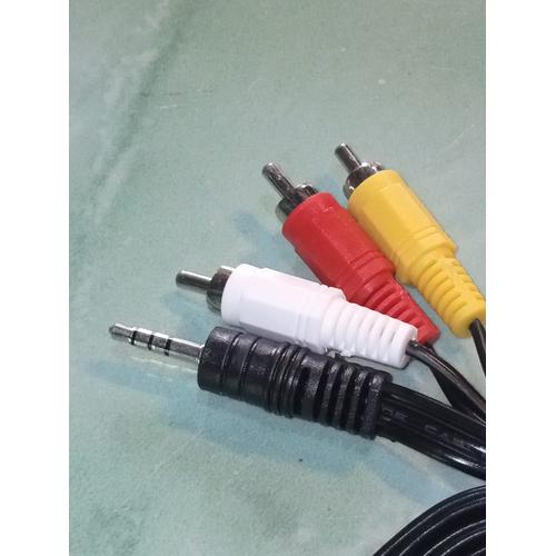 Jual Kabel 3 RCA to AUX TRRS - Kab 