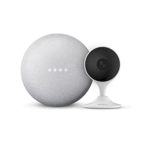 Gambar Google Nest Mini 2020 (2nd Gen)-Chalk + IMOU CCTV CUE 2 dari Google Official Store Jakarta Utara Tokopedia