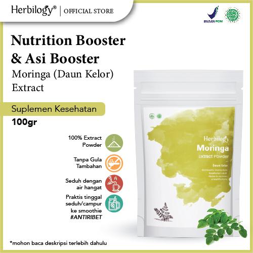 Gambar Herbilogy Moringa (Daun kelor) Extract Powder 100g dari Herbilogy Kab. Bogor Tokopedia
