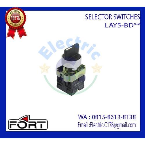 Jual Selector Switches FORT / LAY5-BD33 / 2NO 22mm - Jakarta Pusat ...