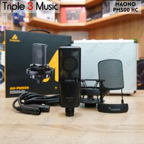 Gambar MAONO PM500 XLR Mic Condenser with hardcase dari triple3music Kota Bandung Tokopedia