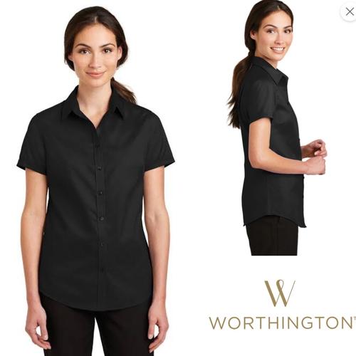 Jual WTHGN button down shirt (black 