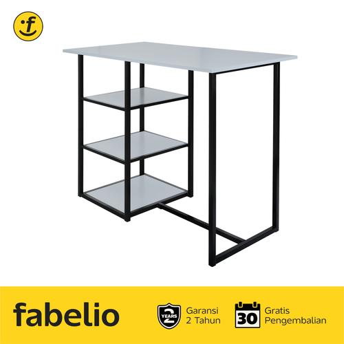 Gambar Fabelio Meja Bar Besi Tinggi Minimalis JILLIAN - Abu dari Fabelio Official Kota Tangerang Tokopedia