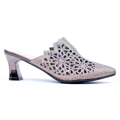 Promo Clarette Heels Flora - Bronze 