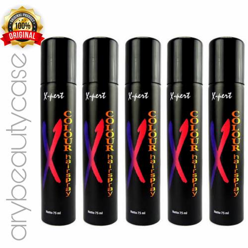 Jual Xpert hair spray color non permanen pewarna rambut spray warna