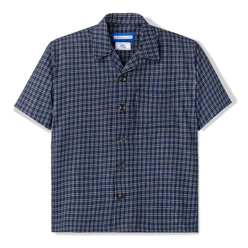 Gambar Tenue de Attire - Vienna Navy White Kemeja Pendek dari TenuedeAttire Jakarta Utara Tokopedia