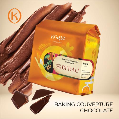 Gambar Korte Baking Dark Chocolate Couverture - Gaura 63%, 1000g dari Korte Chocolate Kota Surabaya Tokopedia