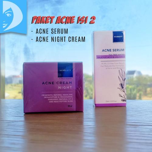 Gambar Paket Wajah Scarlett Whitening Face Wash + Day Night Cream + Serum - Acne, Isi 2 dari DuniaKecantikan Kota Surabaya Tokopedia