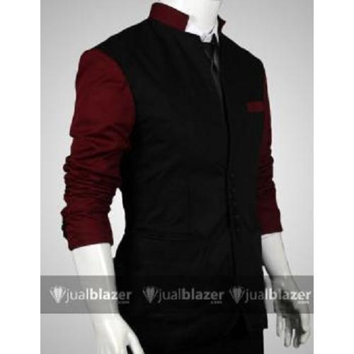 full neck blazer
