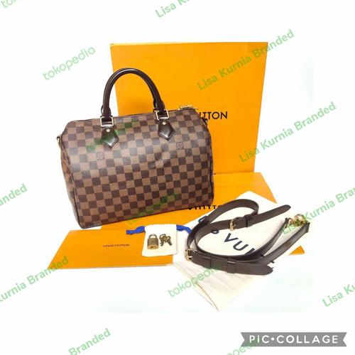 Jual Tas Wanita Louis Vuitton Speedy Bandouliere 30 Damier Ebene 2017 -  Kab. Sidoarjo - Lisa Kurnia Branded | Tokopedia
