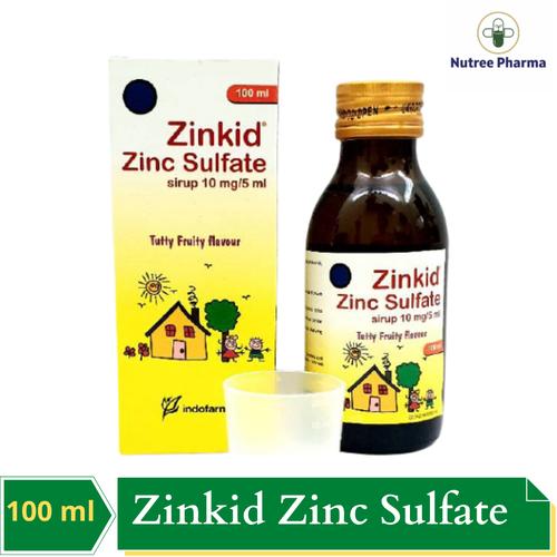 Jual Zinkid Zinc Sulfate Sirup 10mg/5ml 100ml Kota Surabaya Nutree