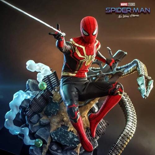 Jual Hot Toys Spider-Man No Way Home 1/6 Scale Spider-Man Integrated Suit -  Deluxe - Kab. Jember - Warung Forza Shop | Tokopedia