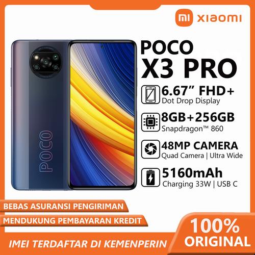 Gambar Xiaomi Poco X3 Pro 8/256 GB Garansi Resmi - Biru dari Super Store Jakarta Pusat Tokopedia