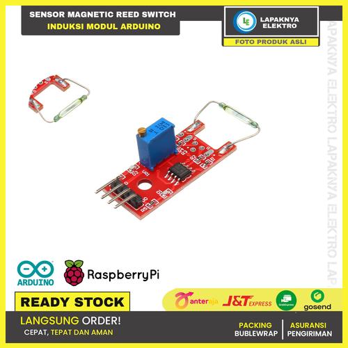 Jual Sensor Magnetic Reed Switch Magnetic induksi Modul Arduino - Kab ...
