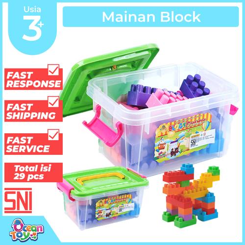 Gambar OceanToy Block Creative Container Mainan Edukasi Anak (OCT9217) dari Ocean Toy Indo Kab. Tangerang Tokopedia