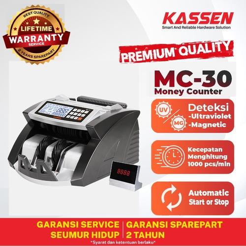 Gambar MONEY BILL COUNTER KASSEN MC-30 - MC30 - MESIN PENGHITUNG UANG dari PojokITcom Pusat IT Comp Kota Surabaya Tokopedia