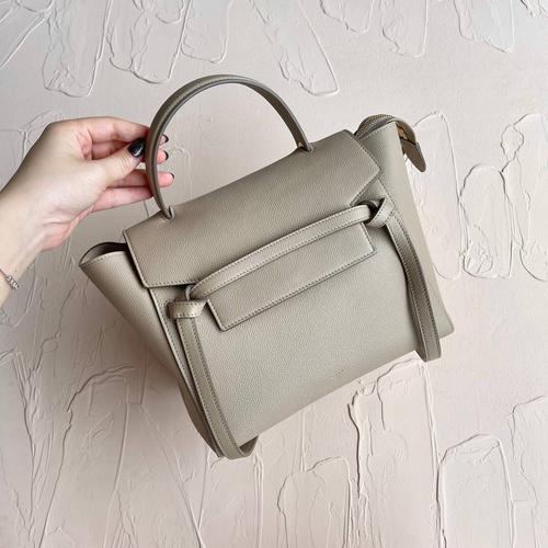 light taupe celine belt bag