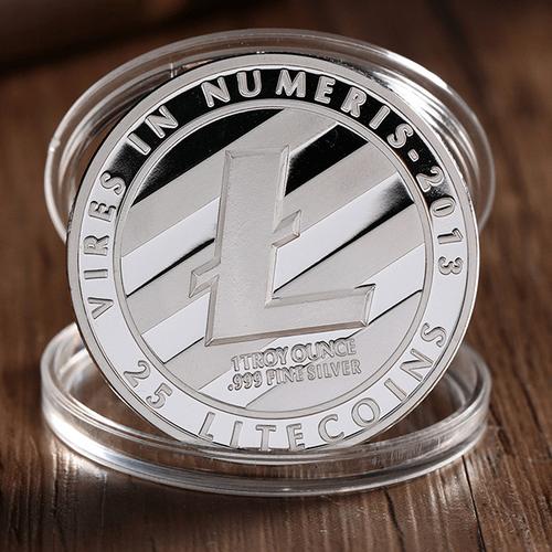 Gambar Coin Koin Fisik BTC Bitcoin Gold Plated Pajangan Koleksi Souvenir Gift - Litecoin dari lbagstore Kota Depok Tokopedia