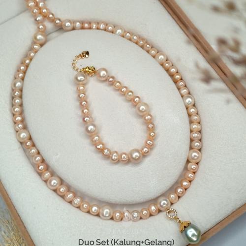 KALUNG, GELANG, MUTIARA AIR LAUT ASLI 