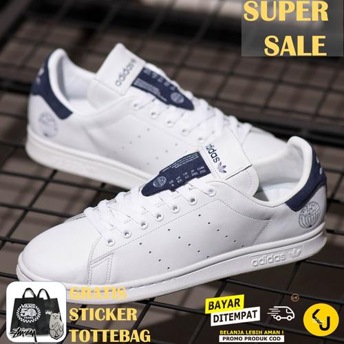 Jual BEST PRICE!!! ADIDAS STAN SMITH WORLD FAMOUS WHITE NAVY - 40 - Kota  Tangerang Selatan - Kick_jkt | Tokopedia